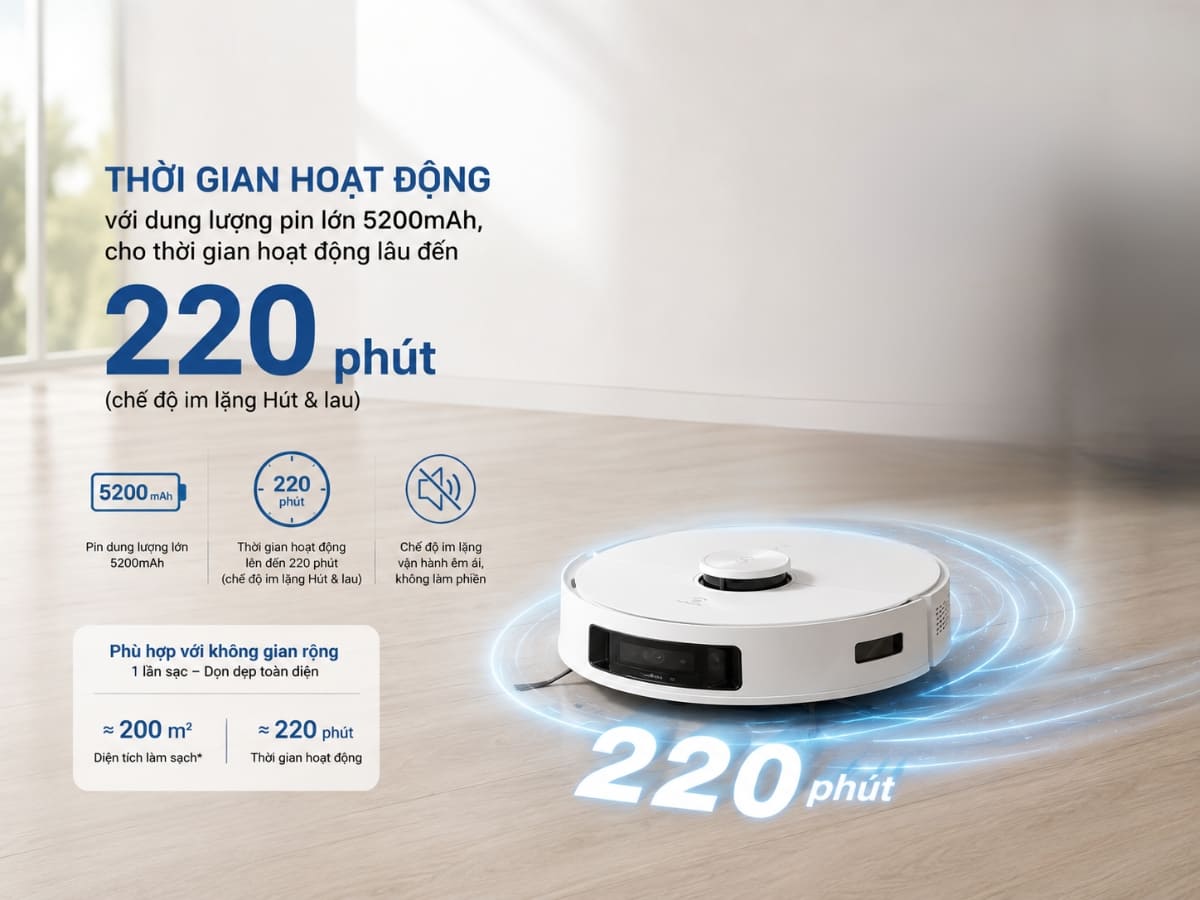 robot ecovacs deebot t30s pro plus (trắng)